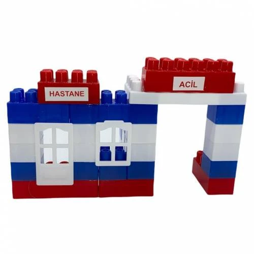 Lego 40 Parça Hastane Yapı Blokları Seti Ant Blocks - Hospital - Resim 4