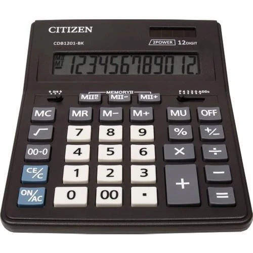 Citizen Cdb-1201Bk Büyük Hesap Makinesi