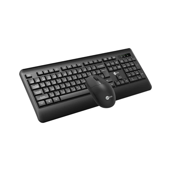 Lenovo Lecoo KW202 Siyah Kablosuz Klavye & Mouse Set - Resim 4