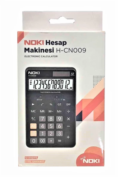 Noki H-CN009 Hesap Makinesi 12 Hane - Resim 3