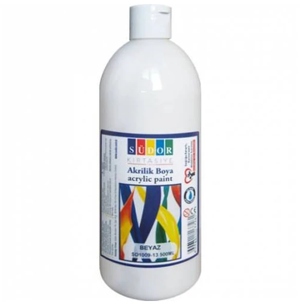 Südor Akrilik Boya 500 ML Beyaz SD1009-13 ürün görseli