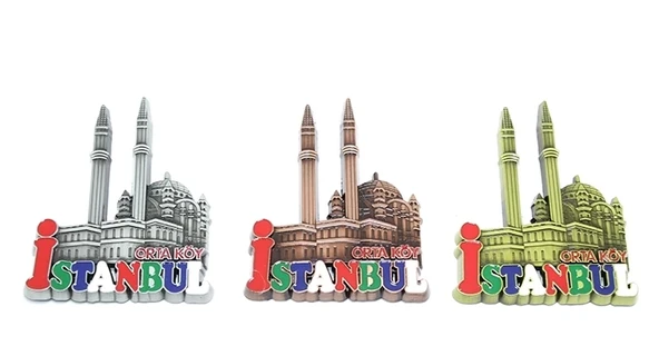 Metal İstanbul Temalı  Yöresel Magnet 2alk80 ürün görseli 1
