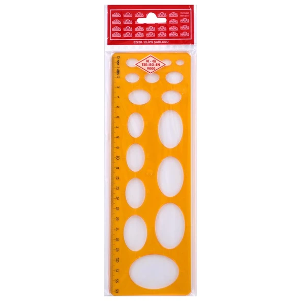 Hatas Elips Şablonu 02280 ürün görseli