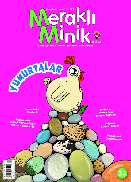 Meraklı Minik Dergi Kasım 2025 (3-6 yaş) ürün görseli