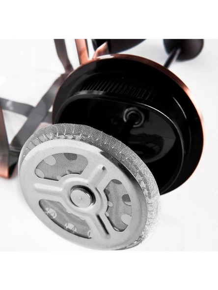 Metal French Press Bakır Renk 350 ML Bitki Çay Demleme Kupası 350 ML 9129 - 6