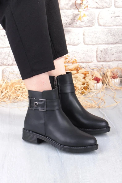 Pierre Cardin 54910 Rahat Sıcak Astar Toka Detaylı Kısa Kadın Bot ürün görseli