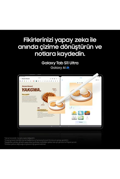 Galaxy Tab S11 Ultra 12GB 256GB Gri Tablet - 11