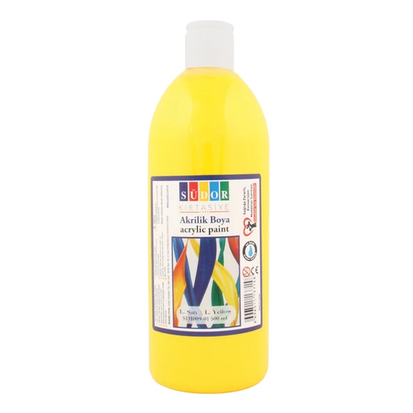 Südor Akrilik Boya 500 ML Limon Sarı SD1009-01 ürün görseli