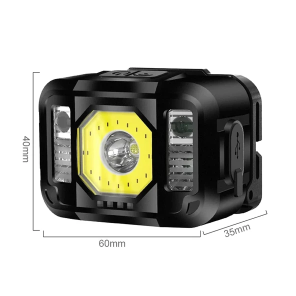 Pratik Sensörlü Sinyalli Kafa Lambası  Wt-024 - Resim 4