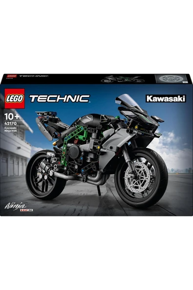® Technic Kawasaki Ninja H2R Motosiklet 42170 - 10+ Oyuncak Model Yapım Seti (643Parça) - 3