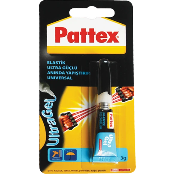 Pattex Ultra Gel Süper Japon Yapıştırıcı 3 gr ürün görseli
