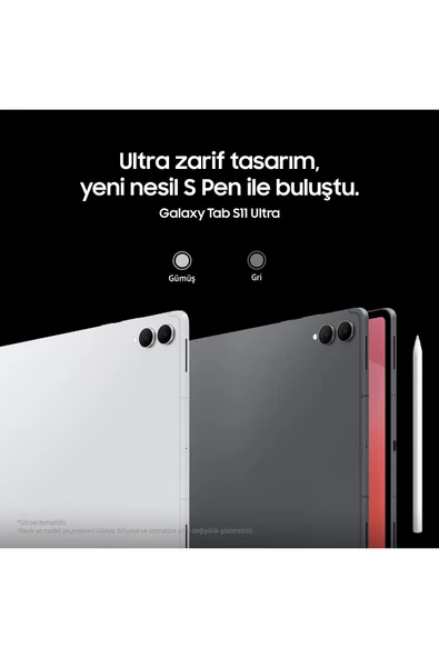 Galaxy Tab S11 Ultra 12GB 256GB Gri Tablet - 10