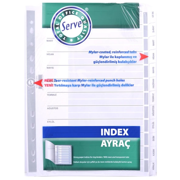 Serve Ayraç Aylar SV-5329 ürün görseli