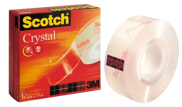 Scotch 600 1933 Kristal Bant 19 mm x 3 ürün görseli