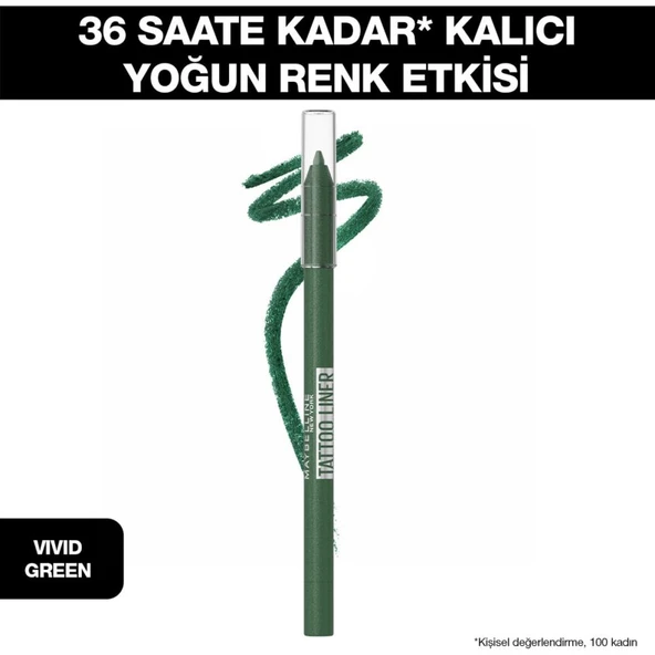 Tattoo Liner Jel Göz Kalemi Vivid Green – Yoğun Pigmentli, Uzun Süre Kalıcı Yeşil Ton ürün görseli
