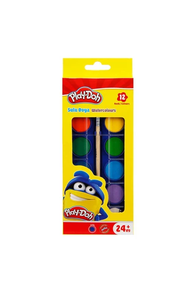 Play-Doh Sulu Boya 23 MM Küçük Boy 12 Renk PLAY-SU002 ürün görseli