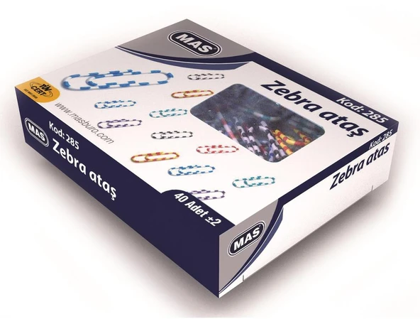 Mas 285 Pvc Kaplı Zebra Ataş 28 mm ürün görseli