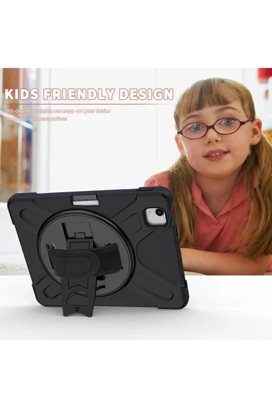 Litae Trend BFS  iPad Pro 11 (2020) Kılıf Amazing Tablet Kapak - Siyah - Resim 4