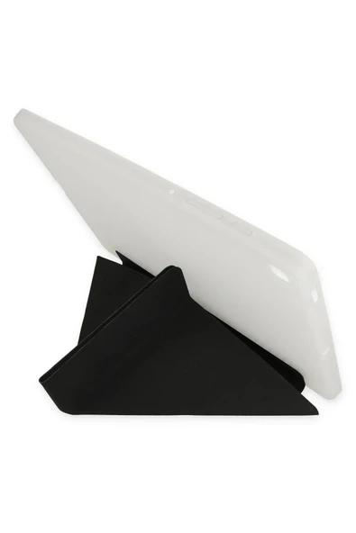 Litae Trend BFS  iPad Pro 12.9 (2021) Kılıf Kalemlikli Mars Tablet Kılıfı - Siyah - Resim 2