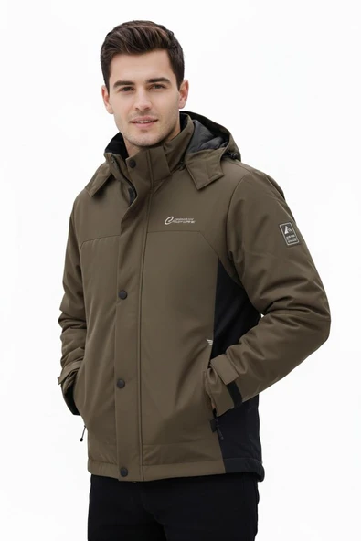 Erkek Kapüşonlu Spor Mont 2 Parça Regular Fit 3362 BGL-ST04898 - Resim 3