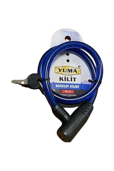 Yuma Ym-733 Mavi 65 Cm Bisiklet Kilidi ürün görseli 1