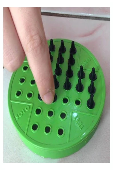 Solo Test Zeka Oyunu 2 Adet Plastik Solotest Beyin Jimnastiği Oyuncak Karne Sınıf Çocuk Hediyesi Dededen Toruna Nostalji - Resim 3