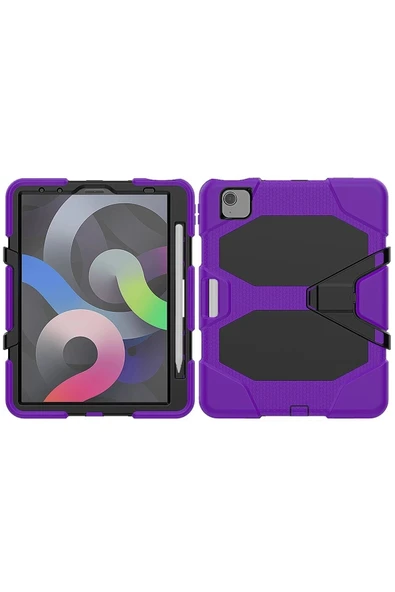 Litae Trend BFS  iPad Pro 11 (2020) Kılıf Griffin Tablet Kapak - Mor - Resim 2