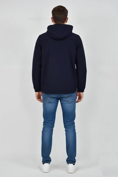 Erkek Kapüşonlu Mevsimlik Spor Mont 8077 BGL-ST04919 - Resim 6