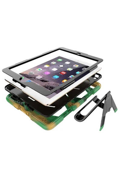 Litae Trend BFS  iPad 5 Air 9.7 Kılıf Griffin Tablet Kapak - Kamuflaj - Resim 6