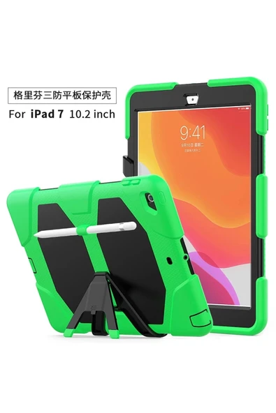 Litae Trend BFS  iPad 10.2 (7.nesil) Kılıf Griffin Tablet Kapak - Yeşil - Resim 2