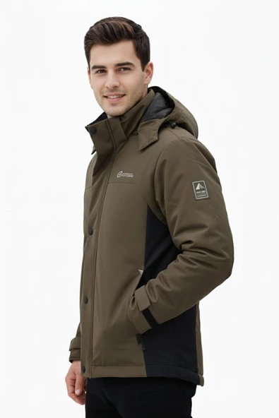 Erkek Kapüşonlu Spor Mont 2 Parça Regular Fit 3362 BGL-ST04898 - Resim 5