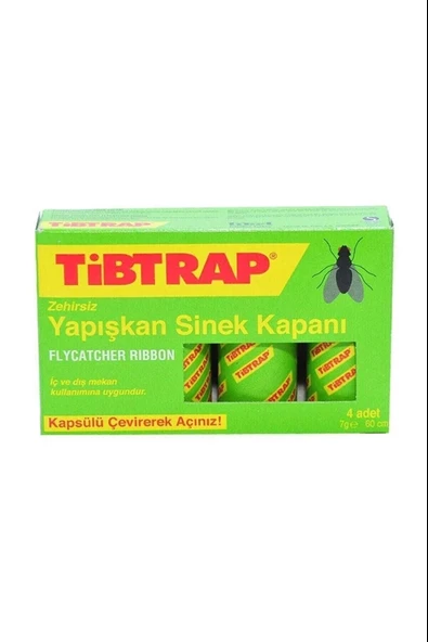 Tibtrap Yapışkan Sinek Kapanı 4 Lü - Resim 2