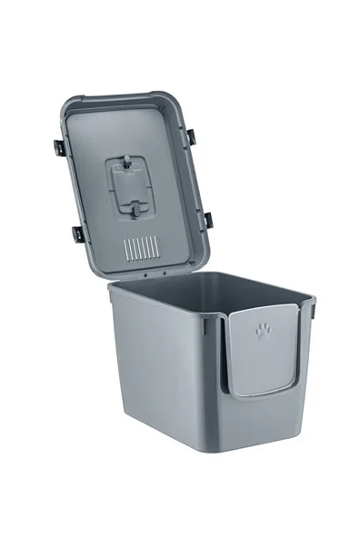 XL 3 Fonksiyonlu Premium Kapalı Kedi Tuvaleti ve Taşıma Çantası 56 x 40 x 43 Cm - Resim 6