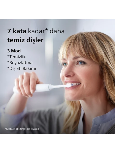 Philips Sonicare Protective Clean 5100 Şarjlı Diş Fırçası, Seyahat Kabı, Yedek Başlık - Beyaz HX6859/29 - Resim 4