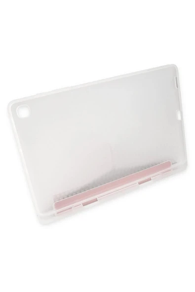 Litae Trend BFS  iPad Pro 12.9 (2021) Kılıf Kalemlikli Mars Tablet Kılıfı - Rose Gold - Resim 6