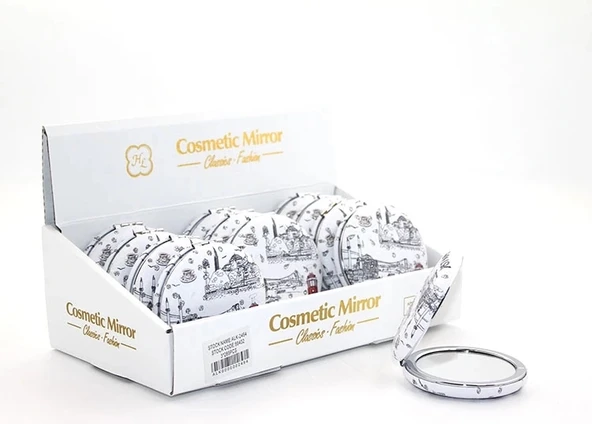 Taşlı İstanbul Tasarımı El Aynası Kalın Alk2494 ürün görseli 1