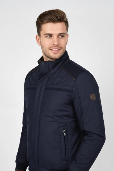 Erkek Hakim Yaka Spor Mont 85103 BGL-ST04881 - Resim 5