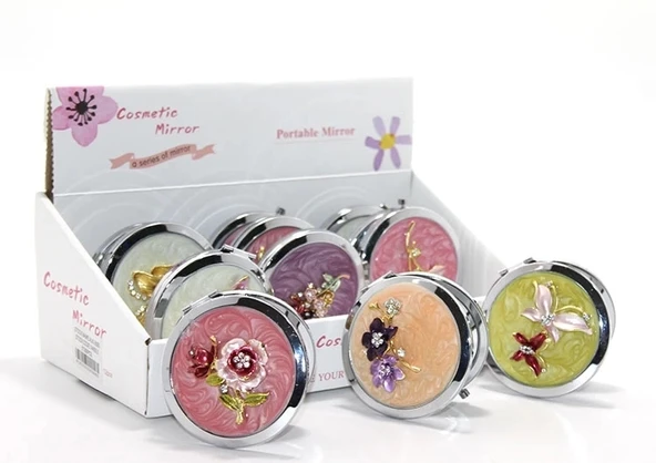 Kabartmalı Desenli El Aynası Alk2880 ürün görseli 1