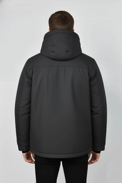 Erkek Kapüşonlu Mevsimlik Spor Mont 99537 BBGL-ST04876 - Resim 7