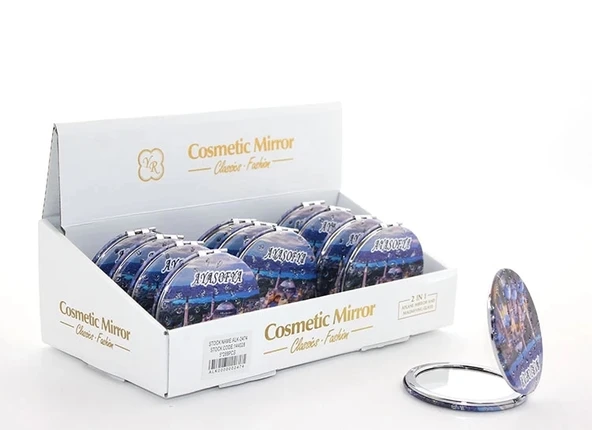 Taşlı İstanbul Tasarımı El Aynası İnce Alk2474a ürün görseli 1