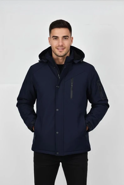 Erkek Kapüşonlu Spor Mont Regular Fit 3013 BGL-ST04908 ürün görseli