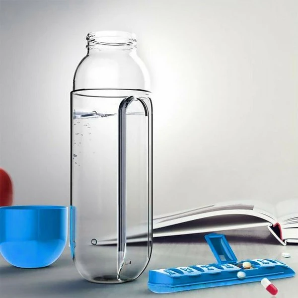 Pillbox Su Matarası - Resim 6