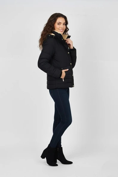 Kadın Spor İçi Peluş Mont M5309 BGL-ST04914 - Resim 7