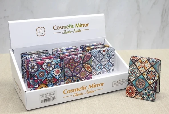 Taşlı El Aynası Dikdörtgen İnce Alk3746 ürün görseli 1