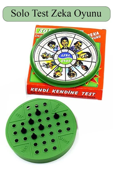 Solo Test Zeka Oyunu 15 Adet Plastik Solotest Beyin Jimnastiği Oyuncak Karne Sınıf Çocuk Hediyesi Dededen Toruna - 2