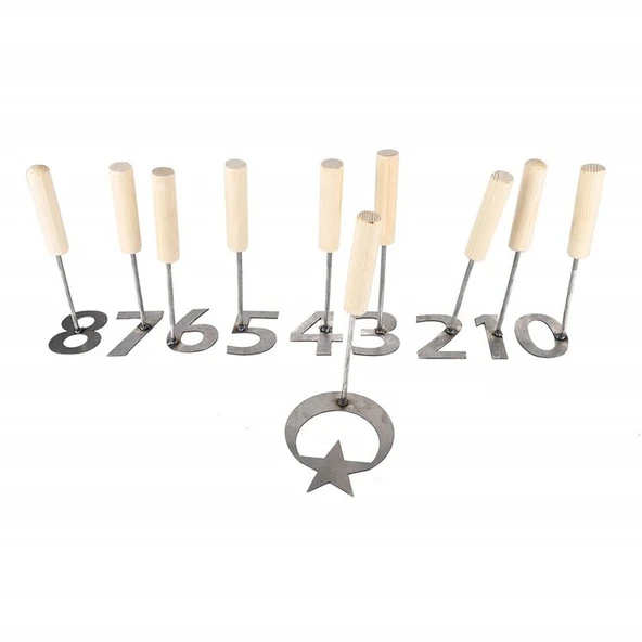 Hayvan Numara İşaretleme Soğuk Damga Seti - Resim 2