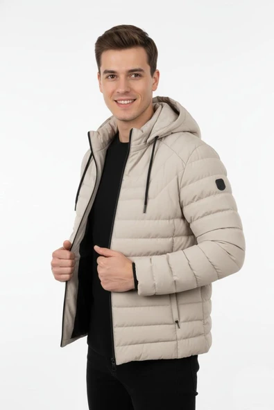 Erkek Kapüşonlu Spor Mont Regular Fit 3019 BGL-ST04897 - Resim 6