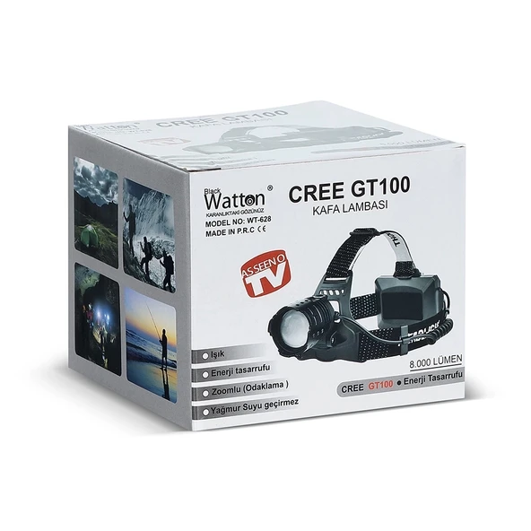 Gt100 Led Şarjlı Kafa Lambası  Wt-628 - Resim 5