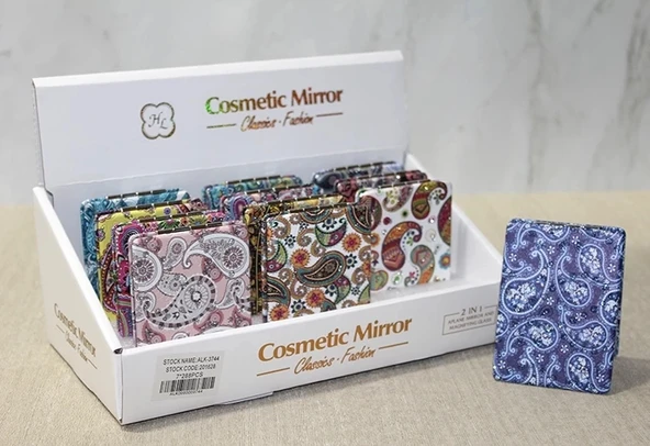 Taşlı El Aynası Dikdörtgen İnce Alk3744 ürün görseli 1