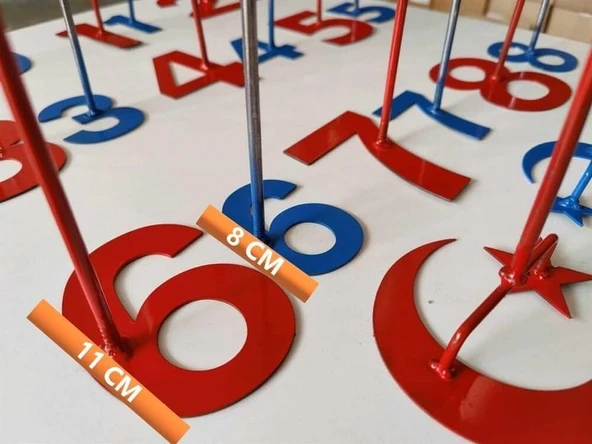 Hayvan Numara İşaretleme Soğuk Damga Seti - Resim 3